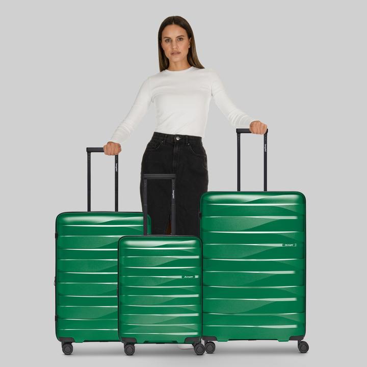 Produktbild Bergpfeil Travel 4-Rollen Kofferset 3-tlg. mit Dehnfalte (228 l, XL (ab 115l))
