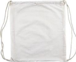 Produktbild Knorr Prandell Baumwoll-Sportbeutel, 380 x 420 mm, weiss blanko, zum Bemalen mit Stofffarben, aus 100 % Baumwolle