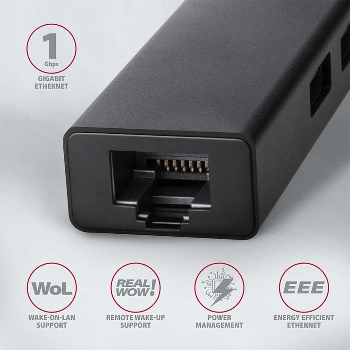 Produktbild Axagon HMA-GL3A (USB-C, 4 Ports)