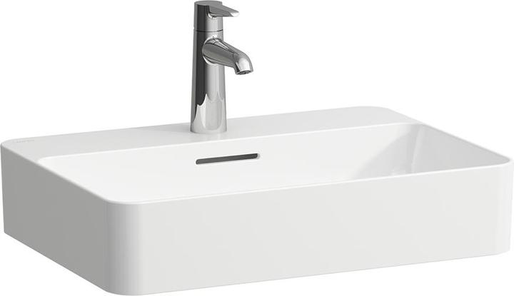 Actual product image Laufen VAL washbasin bowl, without tap hole, with overflow, 550x400mm, H812284 (650 mm, 190 mm)