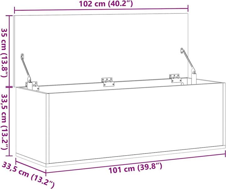 Immagine prodotto VidaXL Elysium Bay (102 x 35 x 35 cm, 125.48 l)