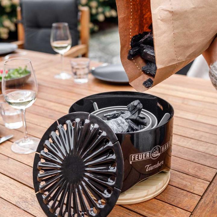 Produktbild Feuerhand Holzkohle Tischgrill Kohle, 1 kg (1 kg)