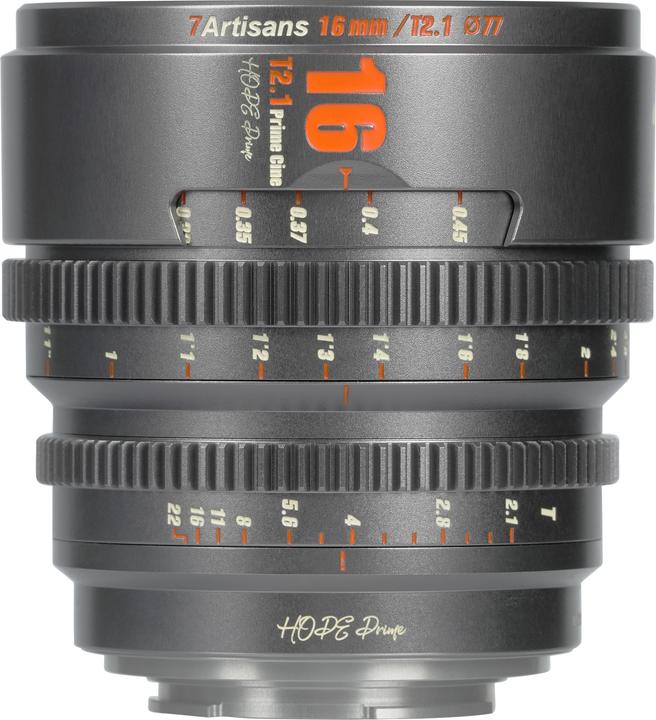 Actual product image 7artisans Fixed focal length 16mm T/2.1 - Fujifilm X-Mount, lens type (Fujifilm X)