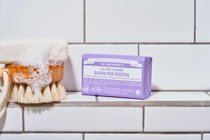Produktbild Dr. Bronner's All-One Naturseife Lavendel 140g (Hartseife)
