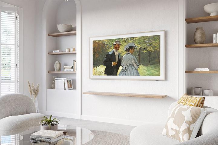 Produktbild Samsung The Frame LS03D 85 Zoll Smart TV Q85LS03DAU 2024 (85", LS03D, QLED, 4K, 2024)