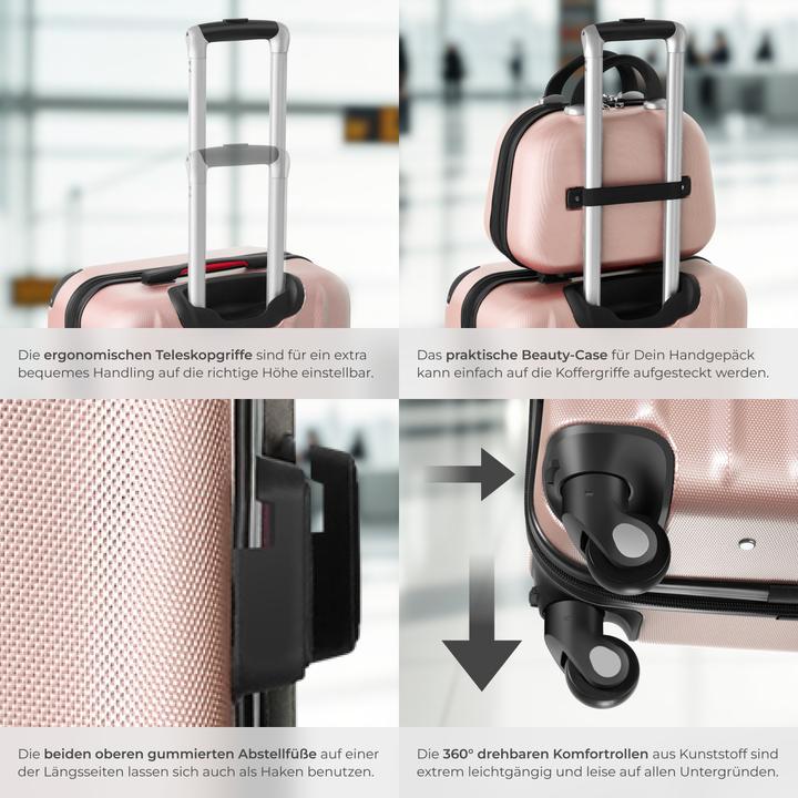 Produktbild tectake Hartschalenkoffer (90 l, M (50 - 90l))