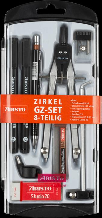 Schneider Schnellverstellzirkel Schul-Set, 9-teilig