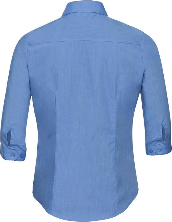 Actual product image Russell Collection poplin blouse easy-care fitted 34 sleeves (S)