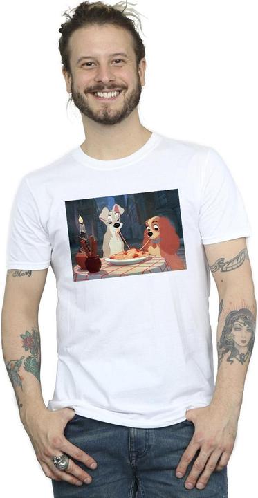 Produktbild Disney Lady And The Tramp Spaghetti Photo TShirt (3XL)