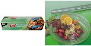 Image du produit Papstar Film étirable, largeur : 300 mm, grand rouleau Matériau : LDPE (polyéthylène), transparent (1 x)