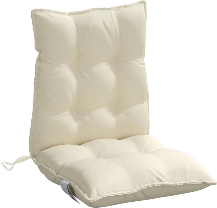 Actual product image VidaXL Low backrest cushions 2 pcs. Oxford fabric (100 x 50 x 7 cm)