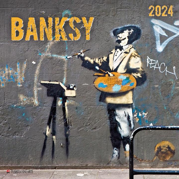 Actual product image Banksy 2024 (30 x 30 cm, Hardcover, Spanish, Dutch, German, French, English, Italian, Polish, Czech)
