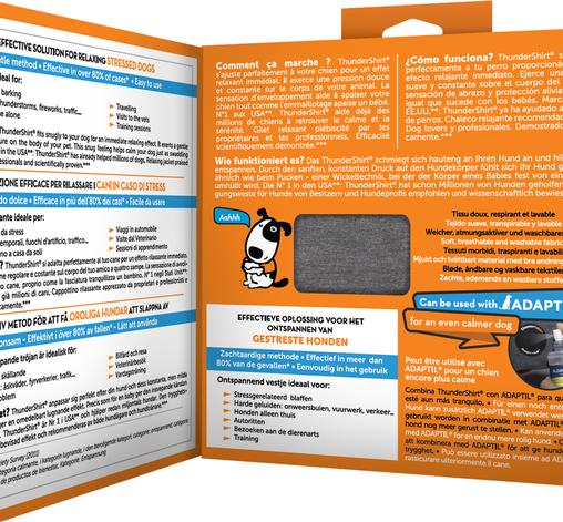 Nutritional values and ingredients Tommi CZ ThunderShirt - Compression shirt S - (972891) (S, Dog vest)
