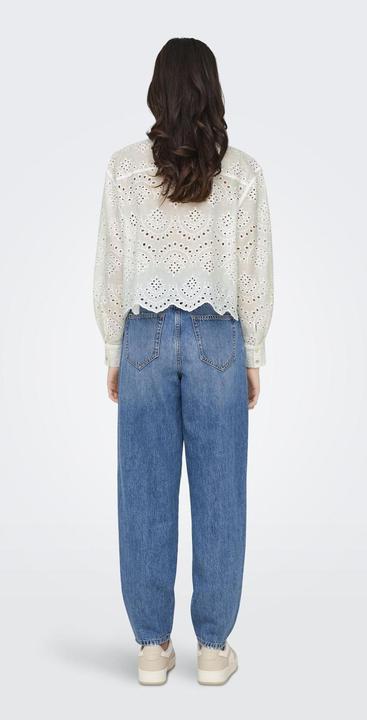Actual product image Only Loose fit Shirt collar Sleeve cuffs with button Low set-in shoulder Shirt Shirt (XS)