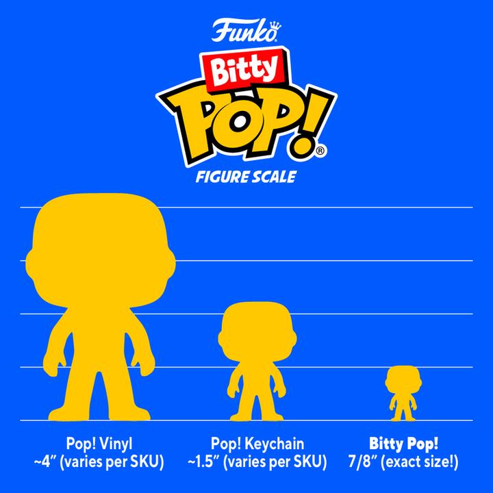 Image du produit Funko Les Tortues ninja pack 4 figurines Bitty POP! Vinyl Leonardo 2,5 cm
