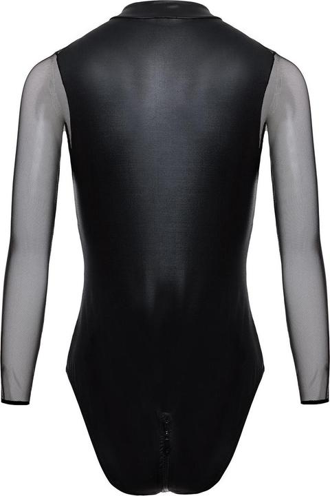 Image du produit Christine Le Duc Christine Body Wetlook avec Fermetures Éclair Maddy - Noir (XXL)