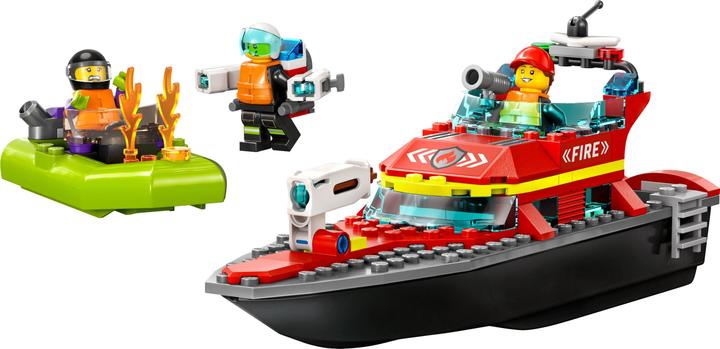Immagine prodotto LEGO 60373 Barca a fuoco (60373, LEGO City)