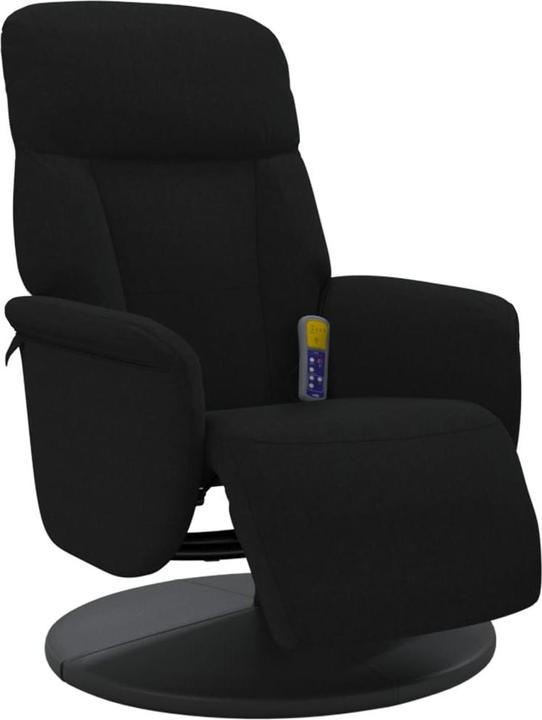 Image du produit VidaXL Fauteuil de massage avec repose-pieds Noir velours,couleur