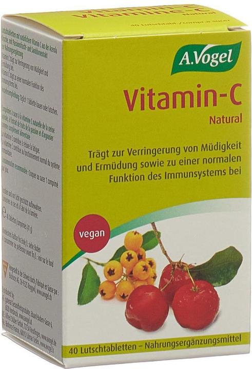 Actual product image A. Vogel Vitamin C (40 Piece, Pills, 110 g)