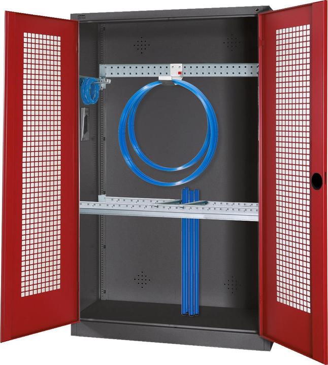 Image du produit C+P Armoire modulaire pour équipements sportifs avec équipement de base (hxlxp : 195x120x50 cm, avec