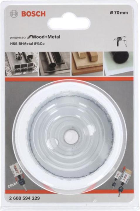 Image du produit Bosch Professional Zubehör Scie cloche Progressor for Wood and Metal, 70 mm (70 mm)