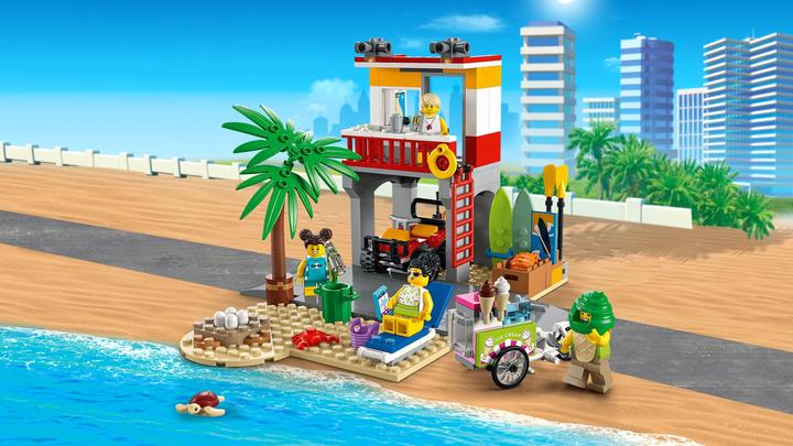 Produktbild LEGO Rettungsschwimmer-Station (60328, LEGO City)
