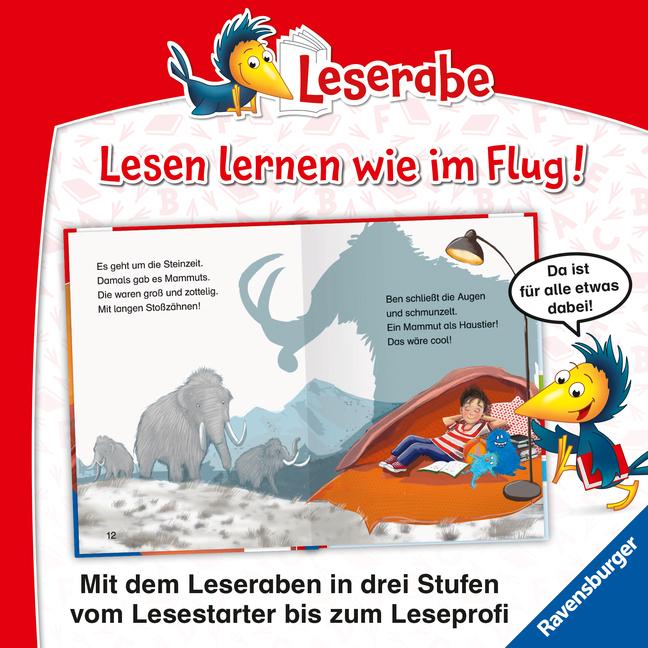 Produktbild Ravensburger Leserabe - 1. Lesestufe: Ein Mammut unterm Bett (Deutsch, Judith Allert, 2023)