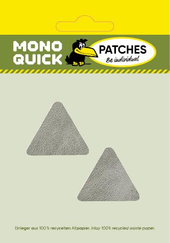 Actual product image Mono Quick Dreiecke Leder (2 x)