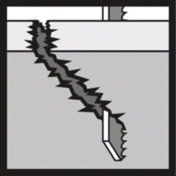Actual product image Bosch Professional Zubehör Jigsaw blade T 144 D Speed for Wood, 100-pack