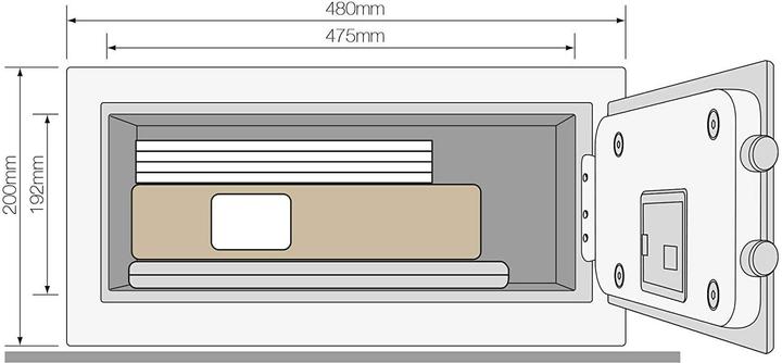 Actual product image Yale Safe laptop (26.90 l)