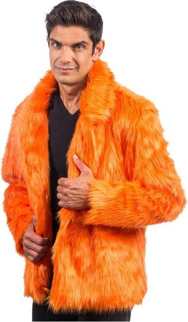 Produktbild Chaks Jacke - Kunstfell: Orange (XL)
