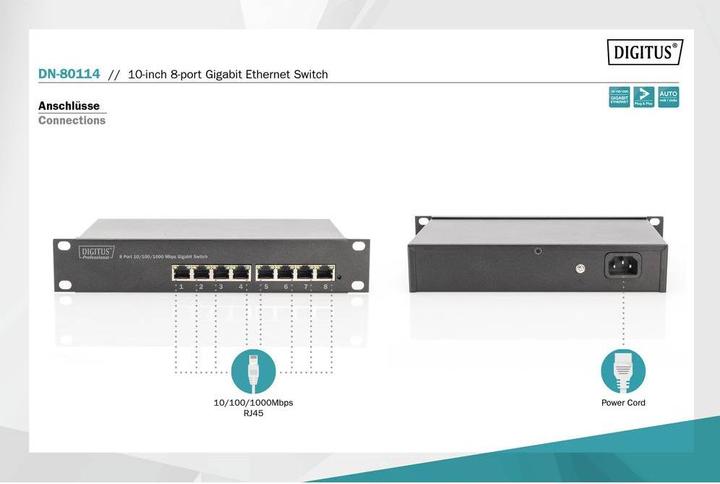 Produktbild Digitus DN-80114 (8 Ports)