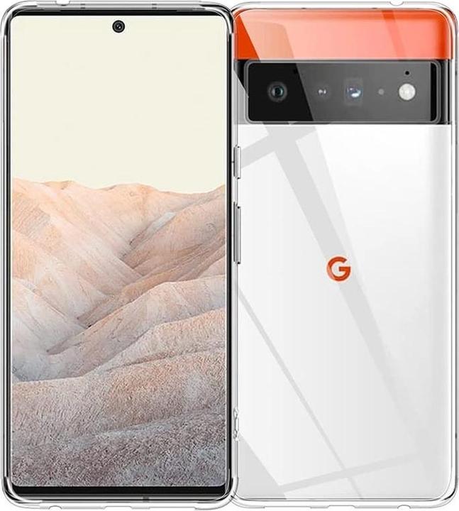 Actual product image PhoneLook Cover Rubber Silicone Gel Simple Super Clear Flexible (Google Pixel 6 Pro)