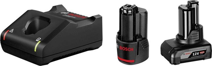 Rechargeable battery GBA 12V 2.0Ah, Quick charger GAL 12V-40 Professional (1 600 A01 9R3), Battery GBA 12V 4.0Ah