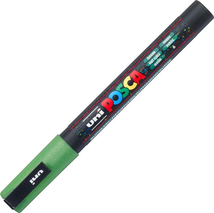 Produktbild Posca Marker PC-3M Rundspitze (Glitter Grün, 1.30 mm, 1 x)