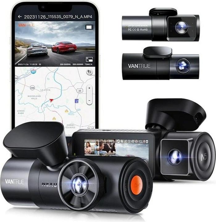 Actual product image Vantrue N5 Nexus 5 (GPS receiver, Built-in display, Wi-Fi)