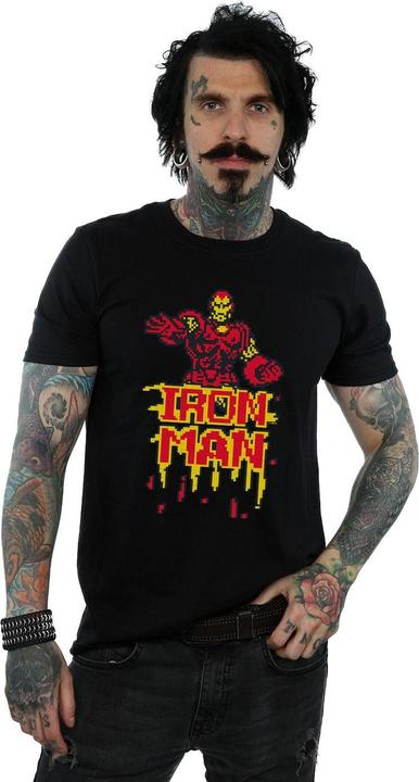 Immagine prodotto Iron Man Pixelated Maglietta Uomo (XXL)