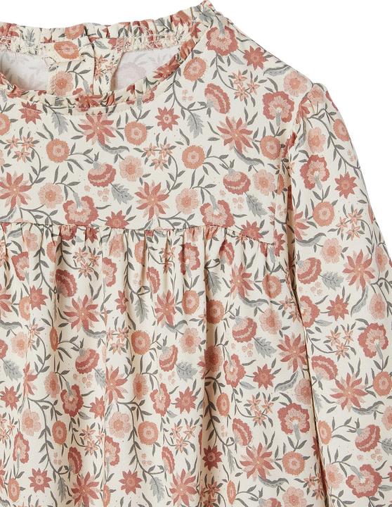 Actual product image Vertbaudet Girls' blouse with floral pattern (140)
