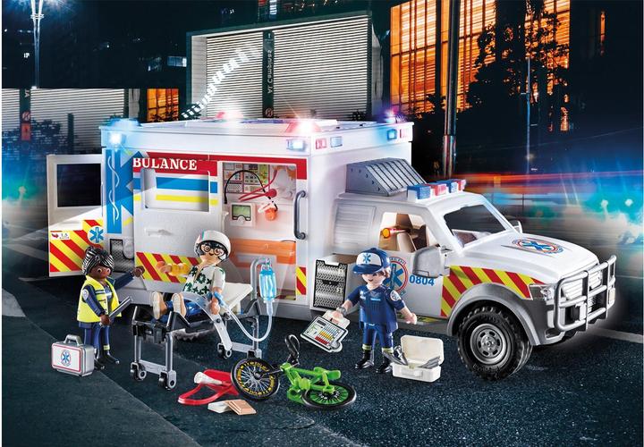 Productafbeelding Playmobil Reddingsvoertuig: US Ambulance (70936, Playmobil Stad Actie)