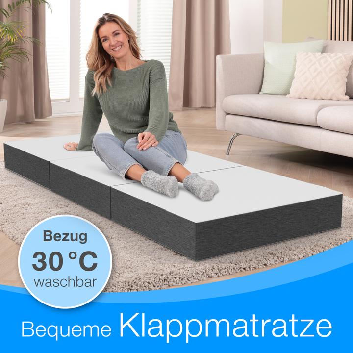 Actual product image Bestschlaf Premium Visco folding mattress (75 x 200 cm, Foam core)
