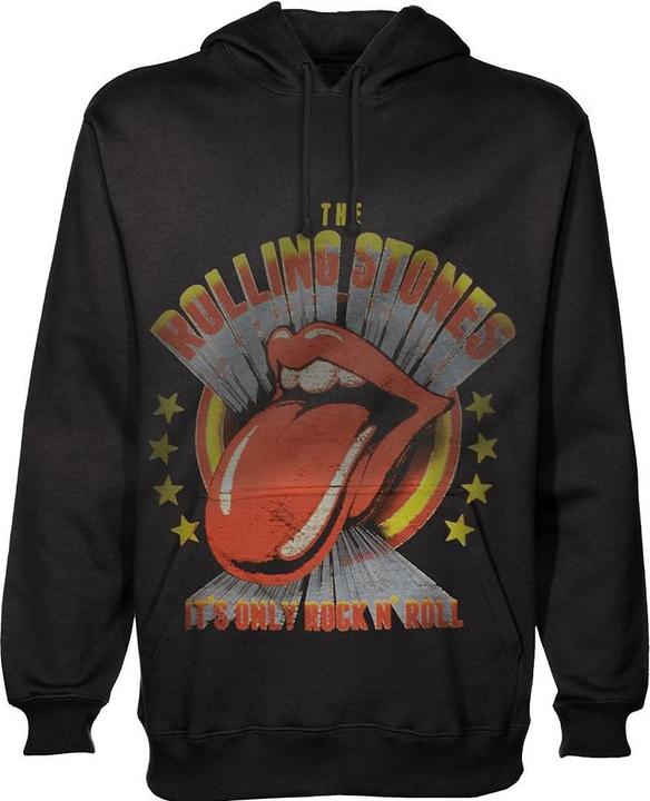 Actual product image The Rolling Stones Unisex Adult It's Only Rock N Roll Pullover Hoodie (S)