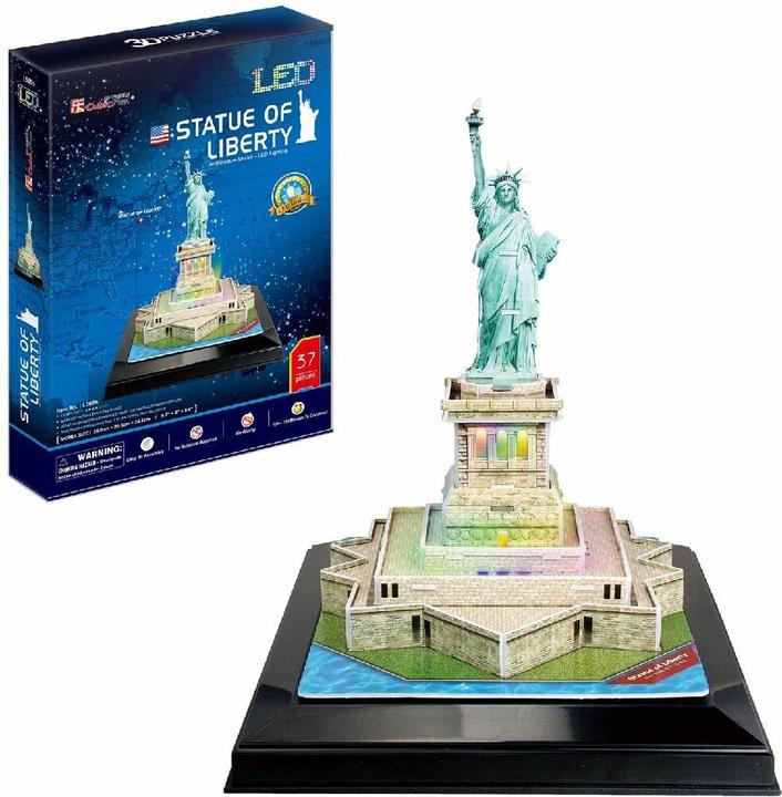 Actual product image Cubicfun 3D Puzzle Statue of Liberty (Light) (37 pieces)