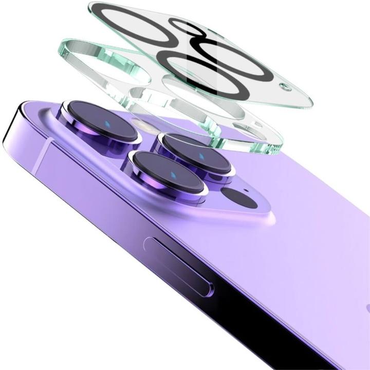 Actual product image Imak iPhone 16 Pro / 16 Pro Max - armoured glass camera (1 Piece, Apple iPhone 16 Pro Max)