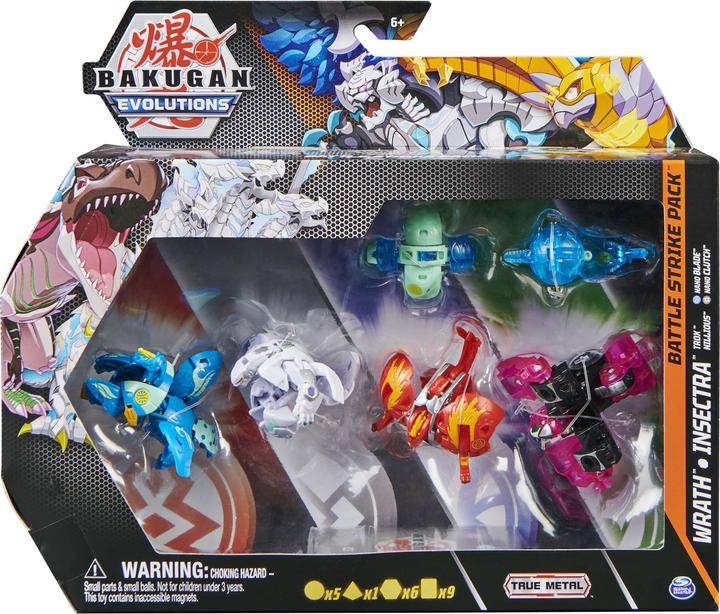 Image du produit Spin Master Bakugan Evolutions - Wrath et Insectra Battle Strike