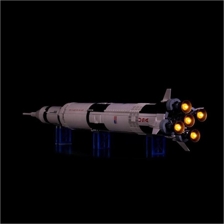 Actual product image Light my bricks LED Light Set for LEGO NASA Apollo Saturn V