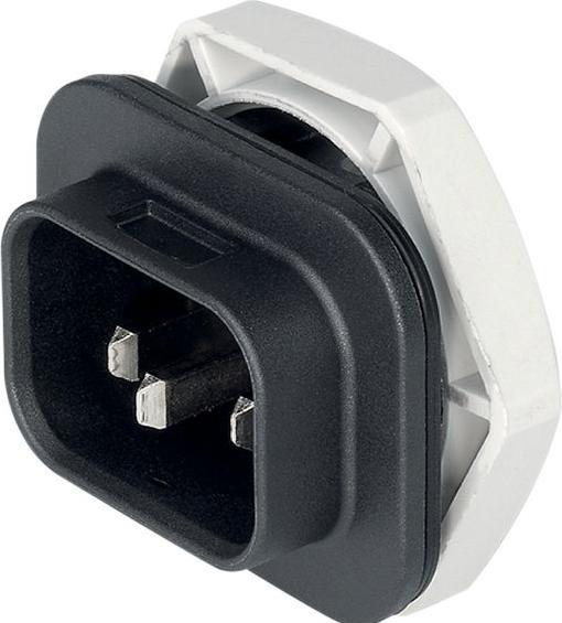 Immagine prodotto Schurter IEC-Kabelstecker-Set, Eingang / Ausgang, S15, 10A