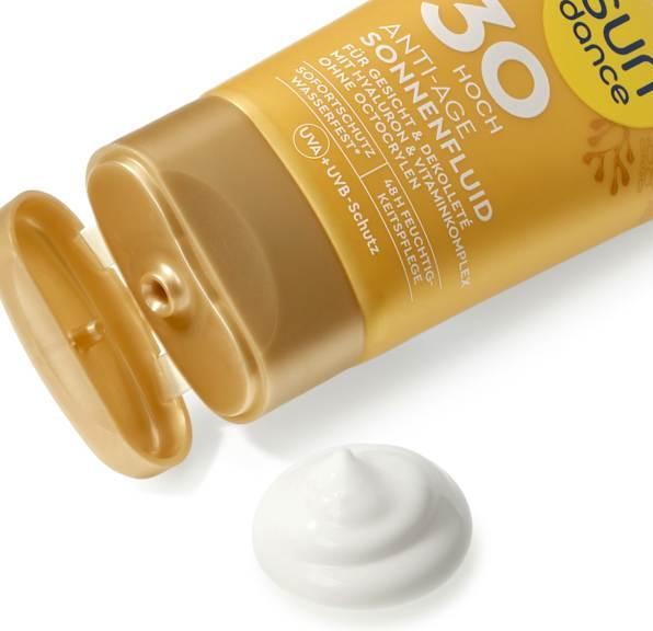 Image du produit dm Sundance Fluide solaire visage anti-âge SPF 30, 50ml (Crème solaire visage, SPF 30, 50 ml)