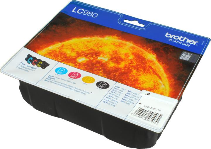 Produktbild Brother LC-980 Value Pack (M, BK, C, Y)
