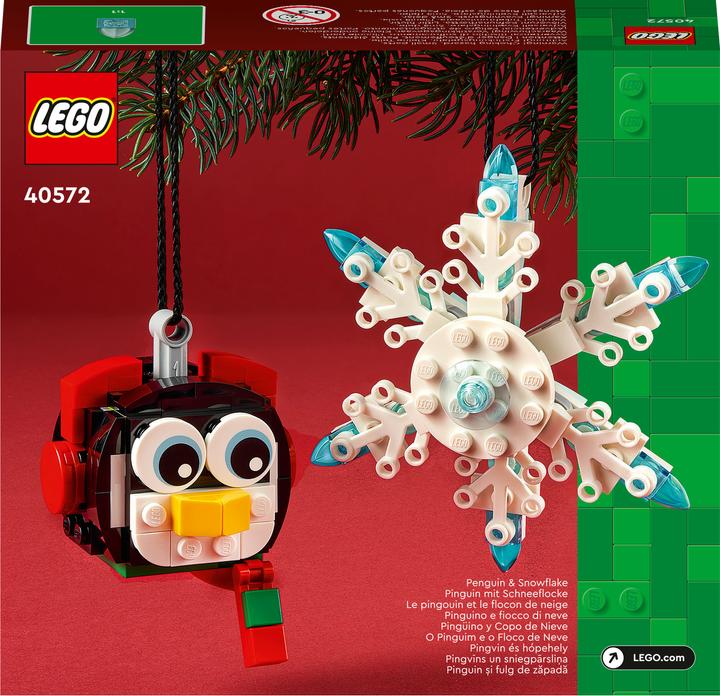 Produktbild LEGO Pinguin mit Schneeflocke (40572, LEGO DC)