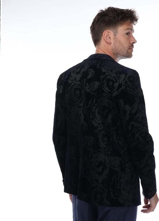 Actual product image Ted Baker Mens Bathj Rose Velvet Jacquard Blazer (XL)